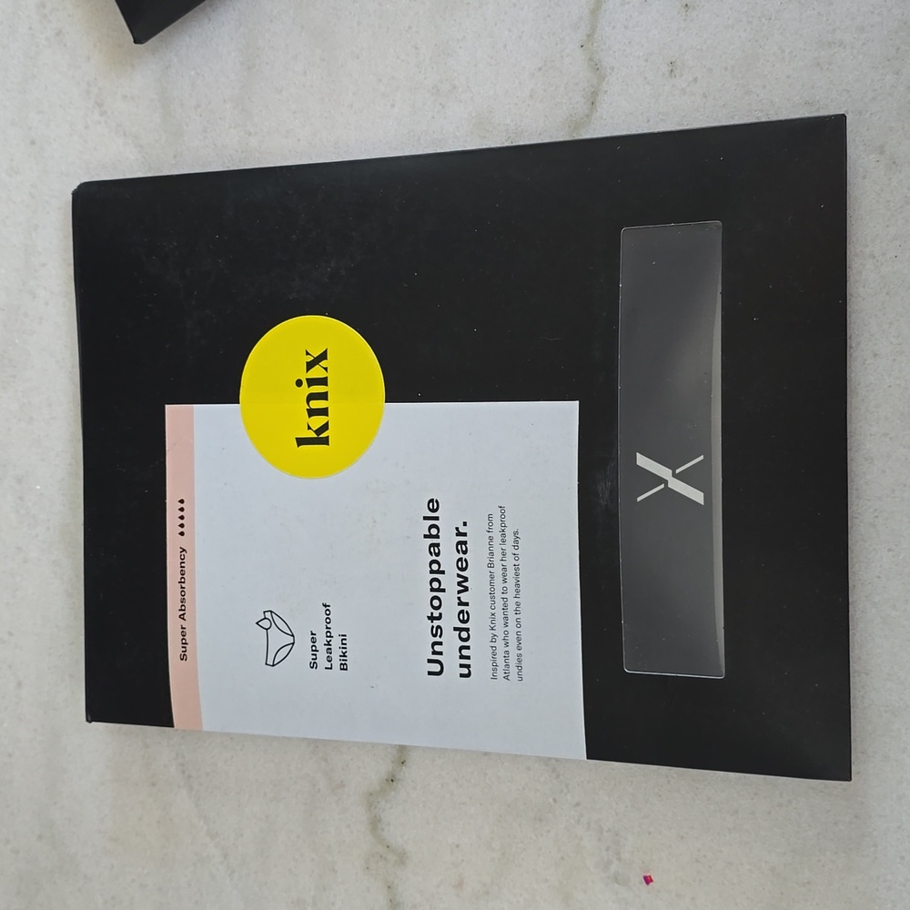 Brand New, Knix leak proof bikini, black small